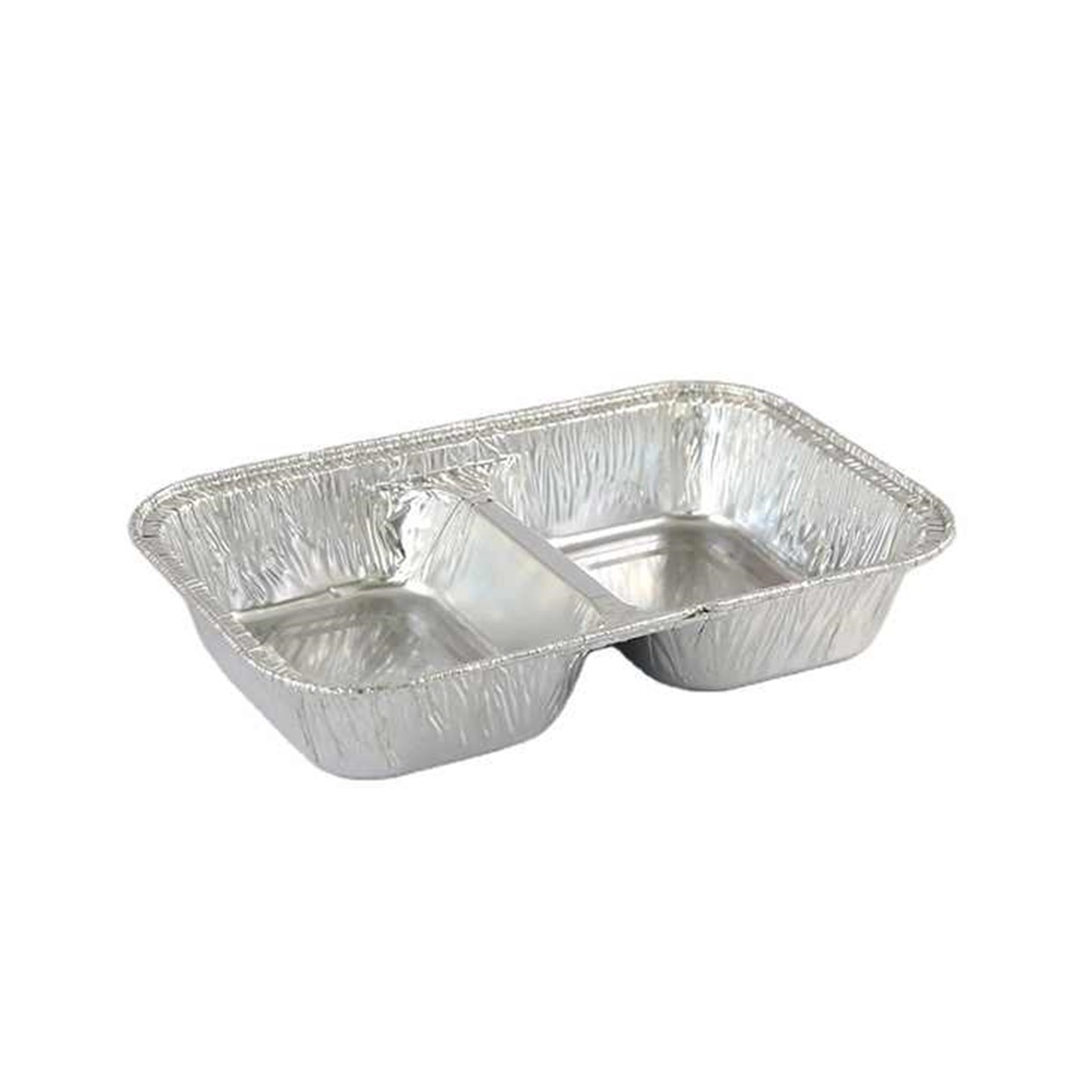 Two Compartment Foil Trays