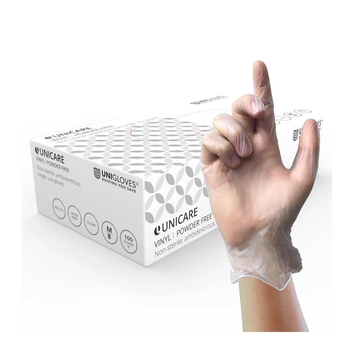 Vinyl Powder Free Gloves - Clear