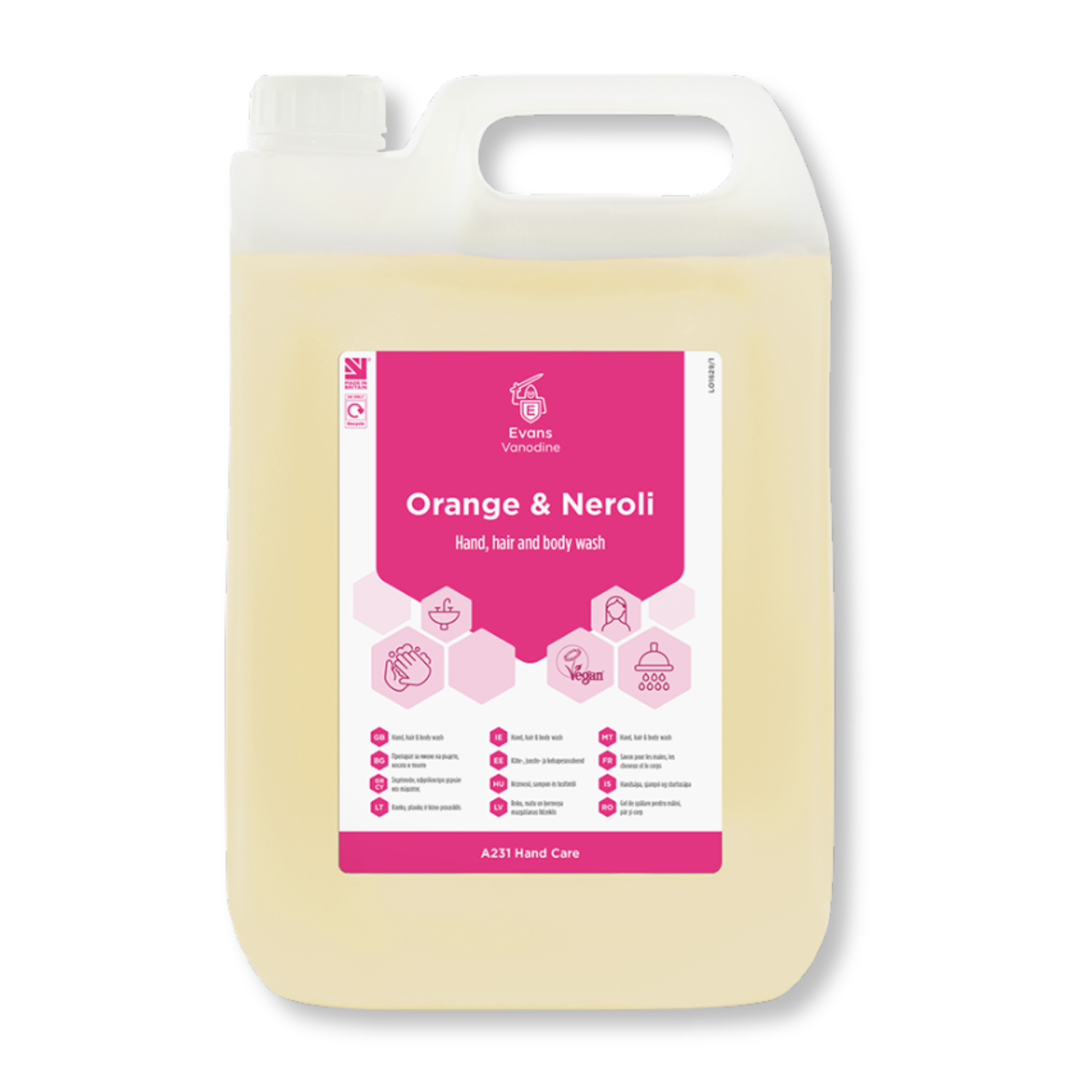 Orange and Neroli Hand, Hair & Body Wash - Image 4