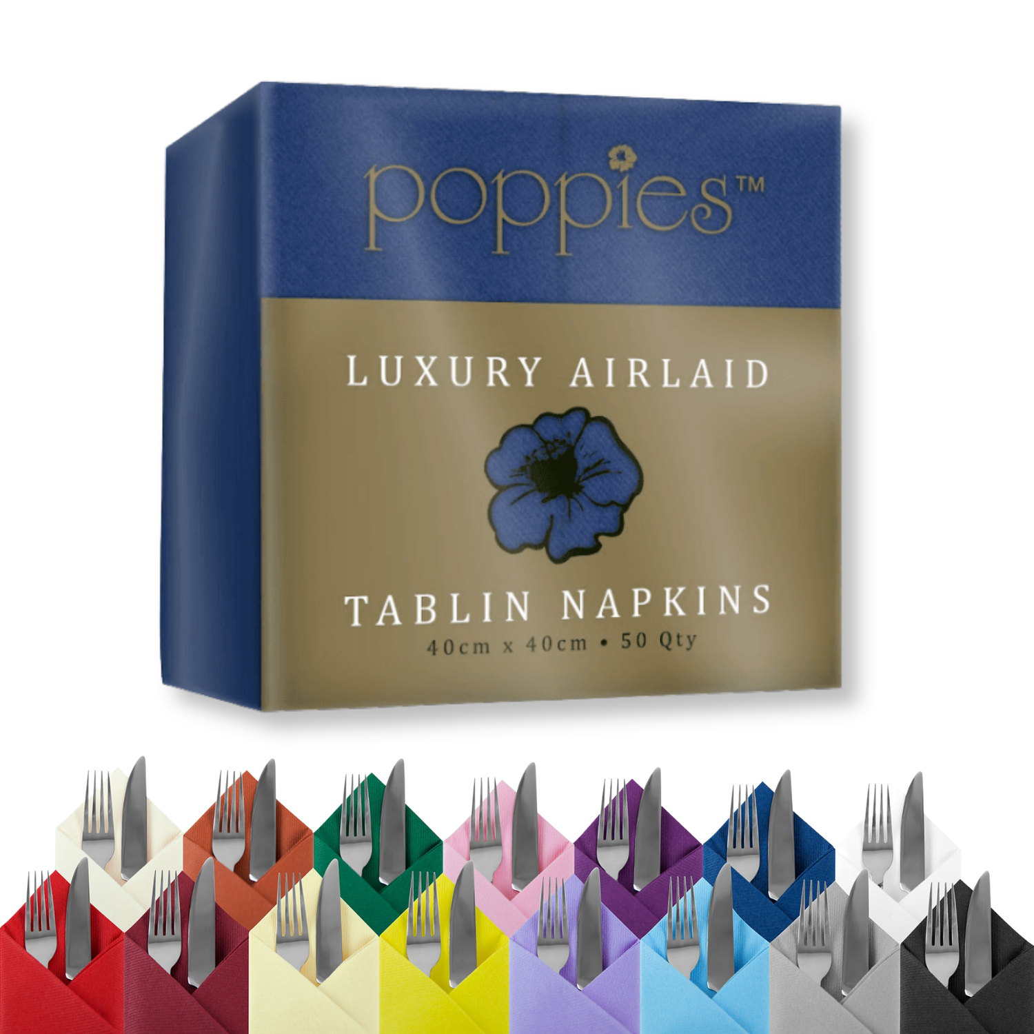 40cm Luxury Airlaid Tablin Napkin