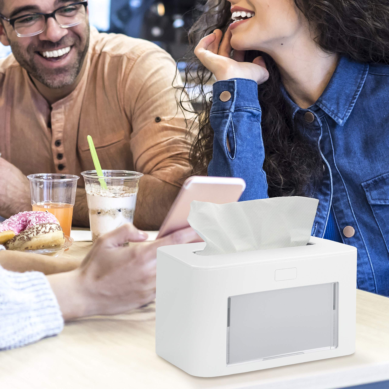 Antibacterial Table Top Napkin Dispenser - Image 2
