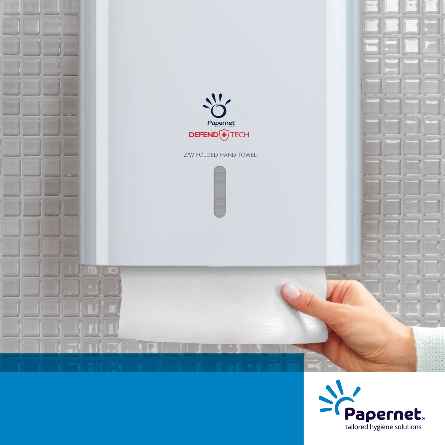 Z/W - Fold Hand Towel Antibacterial Dispenser - Image 2